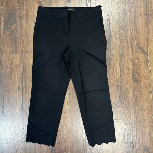 Talbots scalloped hem chatham crop SZ 6 - Picture 6 of 6